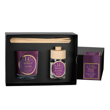 Scented vegetable wax candle "Numbers" collection