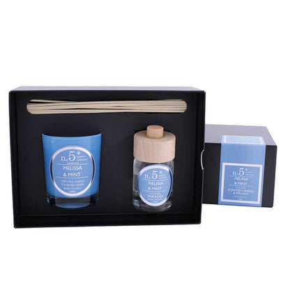 Scented vegetable wax candle "Numbers" collection
