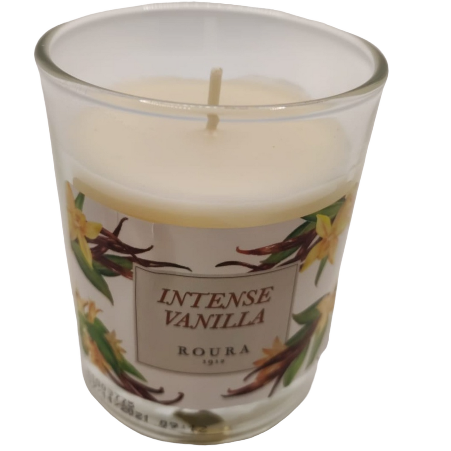 Vela perfumada vaso de cristal transparente