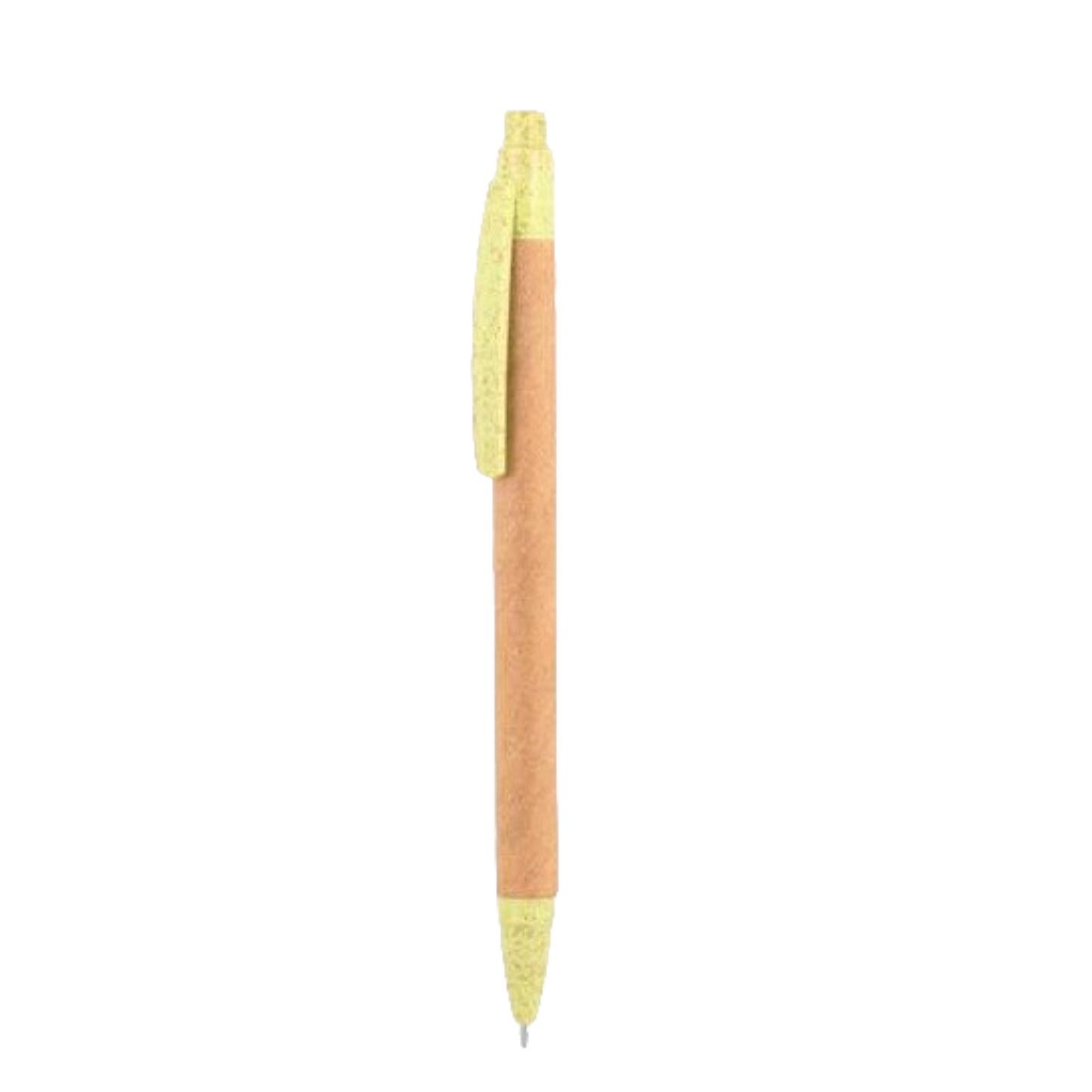 Ecological pen made of wheat fiber and cardboard