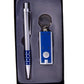 Gift box pen and keychain led flashlight