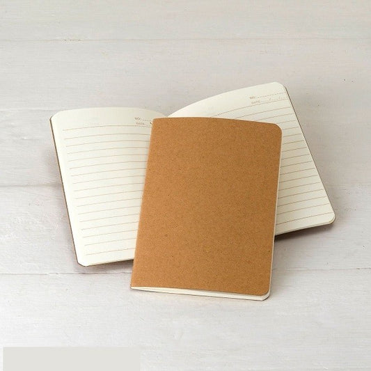 Libreta tapas kraft de 10 x 14cms.