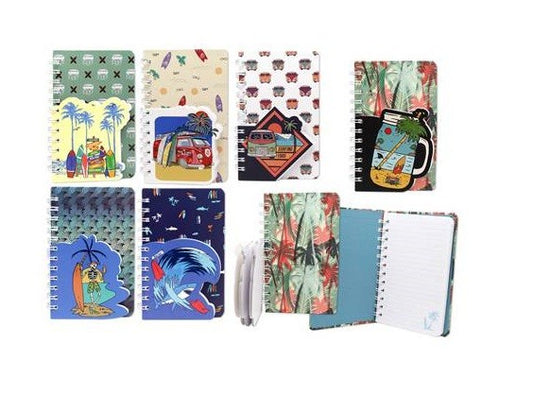 Double surfer notebook with rings