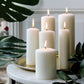 Cylindrical candle 25 x 10 cm
