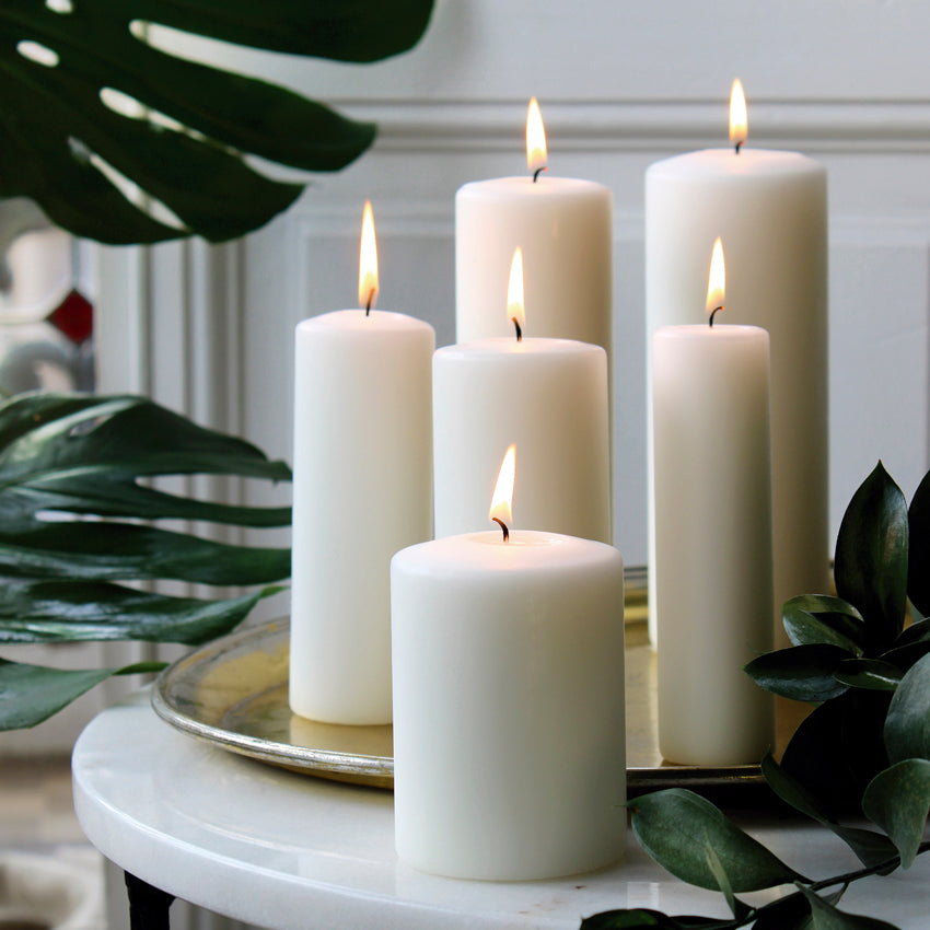 Cylindrical candle 25 x 10 cm
