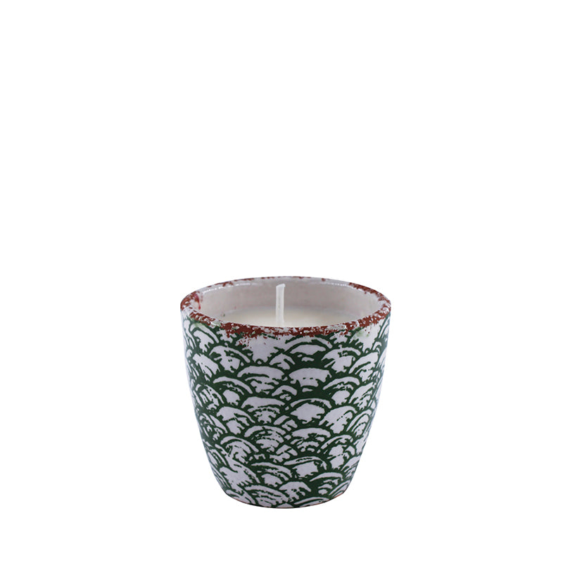 Large size terracotta patterned anti-mosquito candle