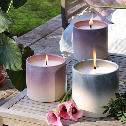 Large size terracotta patterned anti-mosquito candle