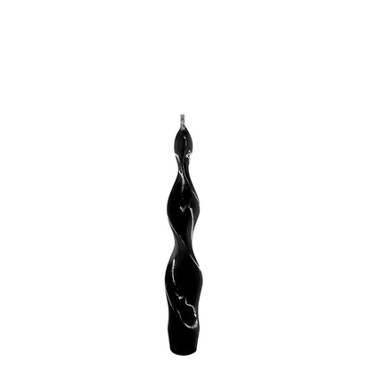 Vela de candelabro con forma espiral de 15,5 cm.