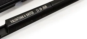 Gift box pen and flashlight keychain
