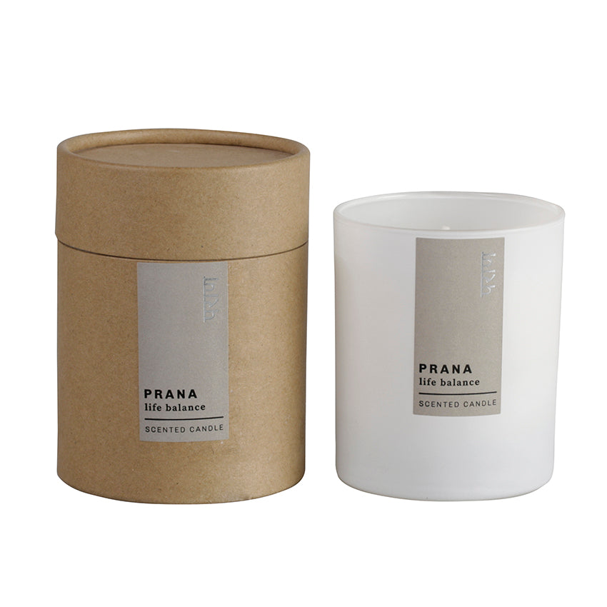 Candle in glass "Prana" collection