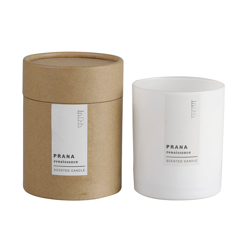 Vela en vaso colección "Prana"