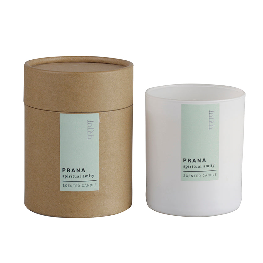 Vela en vaso colección "Prana"