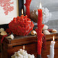 Vela decorativa coral