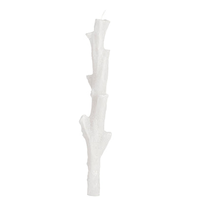 Vela decorativa coral candelabro