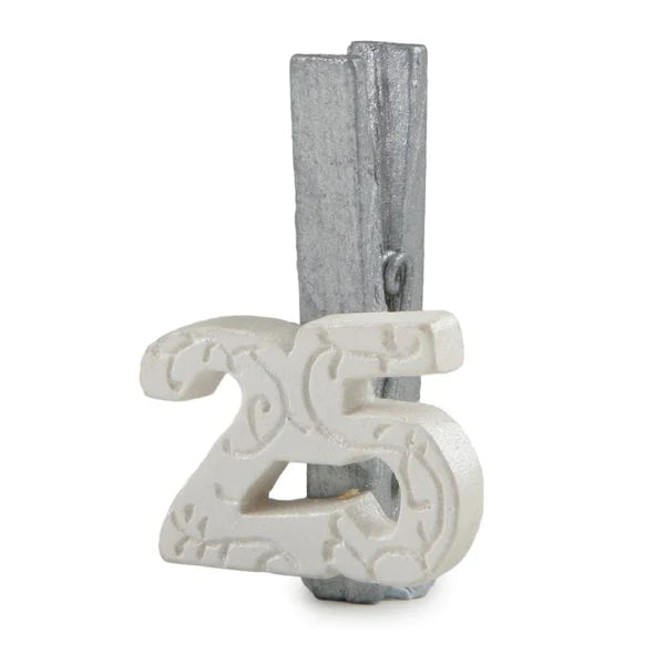 Bolsita burlap 3 torinos con pinza 25 aniversario.