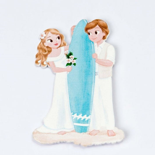 Imán novios Surf