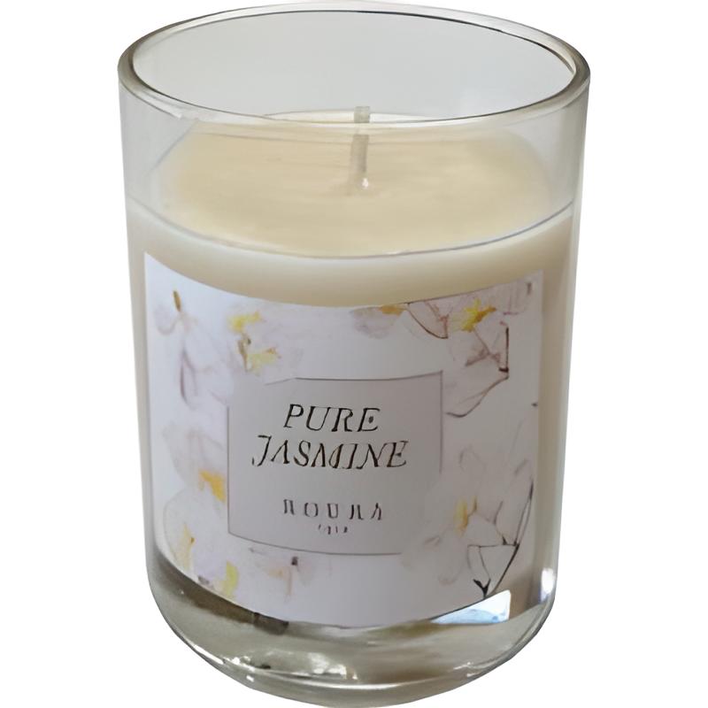 Vela perfumada vaso de cristal transparente