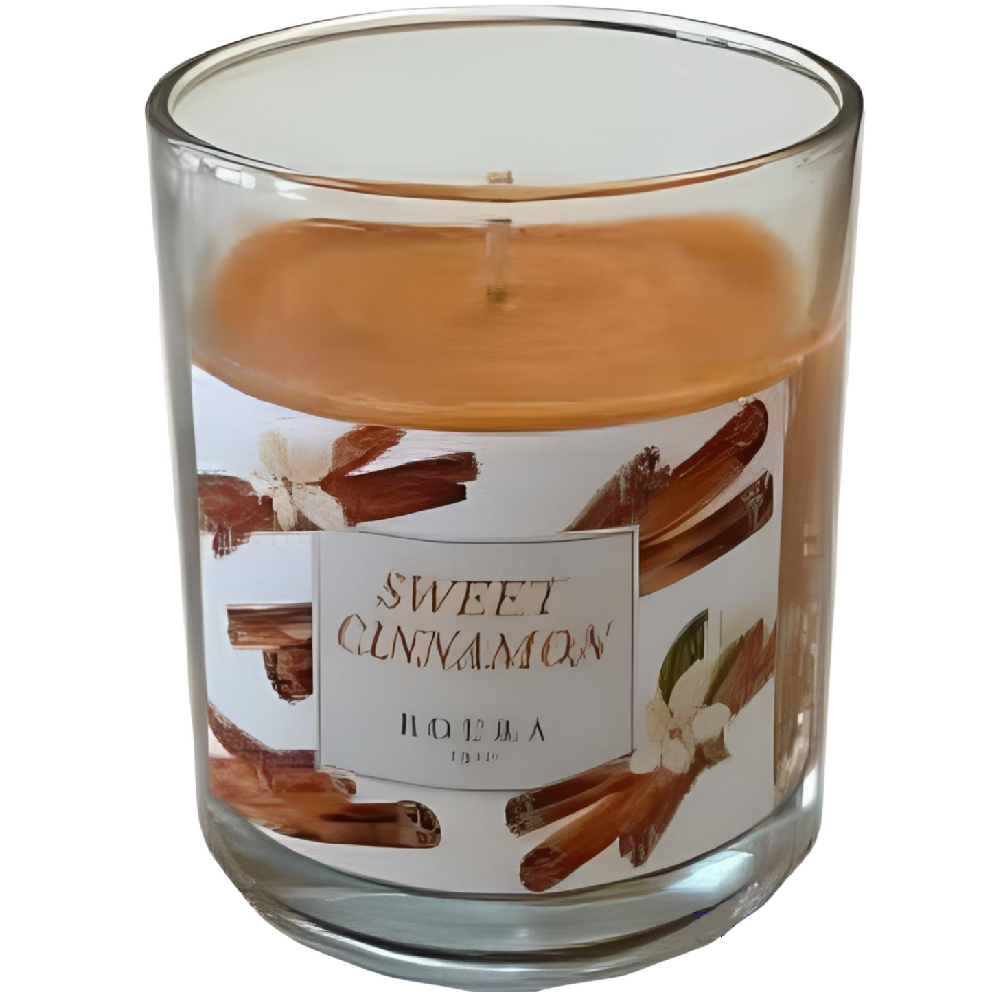 Vela perfumada vaso de cristal transparente
